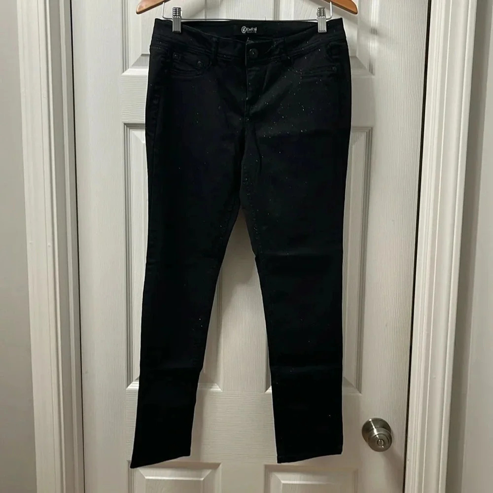 Rewash skinny pants with shimmer size 7 junior